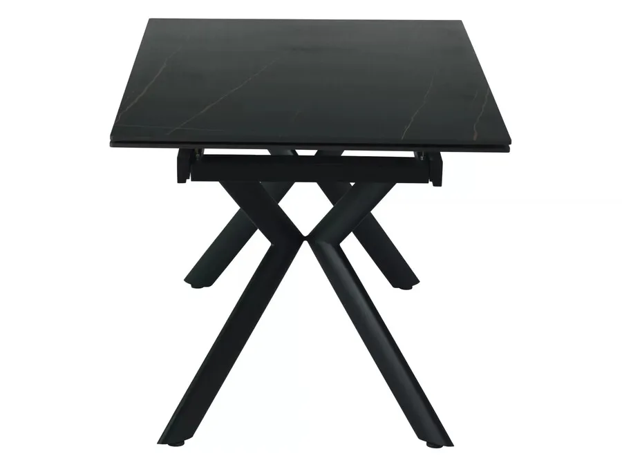 Stół rozkładany NORTON 160/240x90 - czarny mat