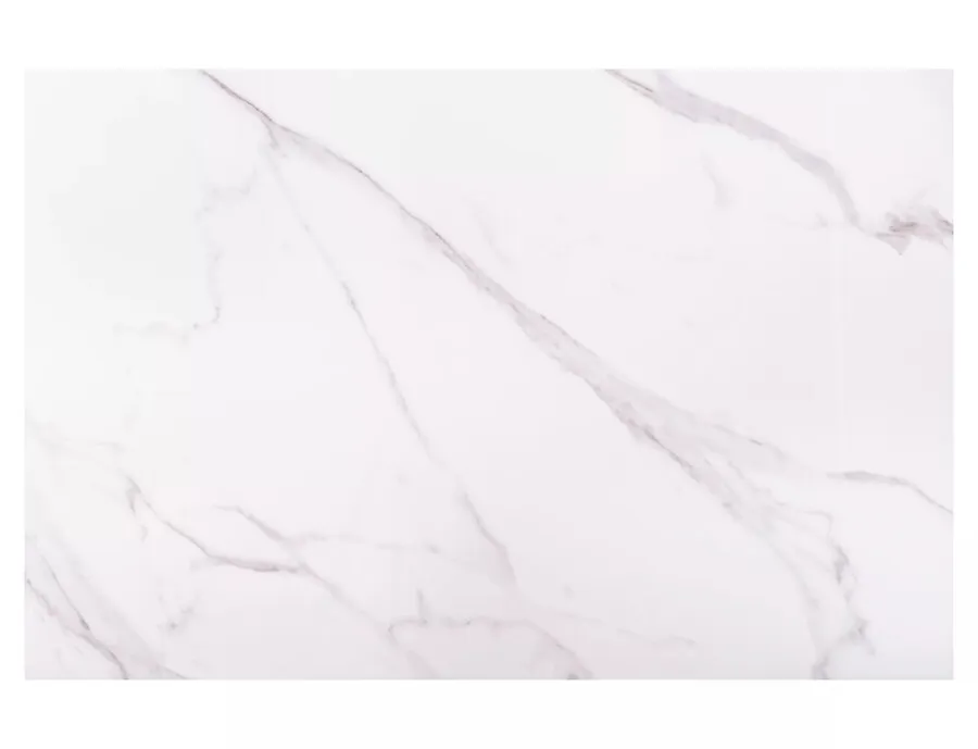 Stół rozkładany SENTO 120/180x80 - biały połysk/czarny mat