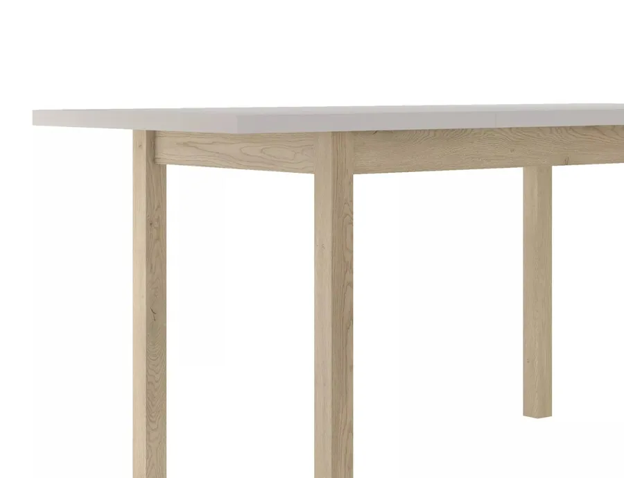 Stół rozkładany ADAM 90/125x65 - kaszmir/dąb cremona torro