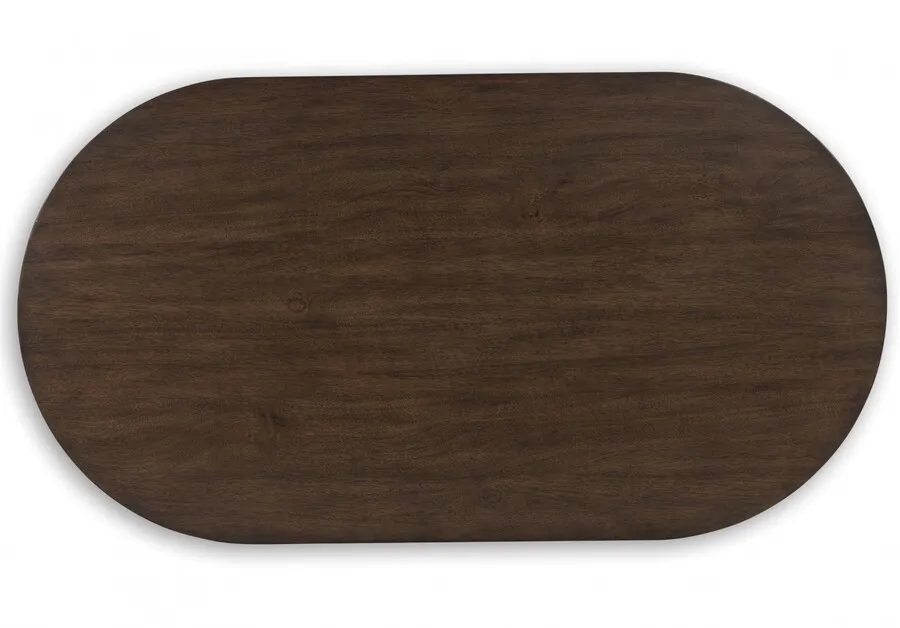 Stolik kawowy owalny KORESTONE T689-0