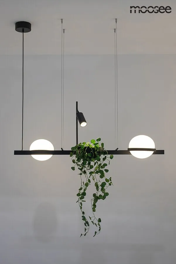 MOOSEE Lampa wisząca PLANT - czarny