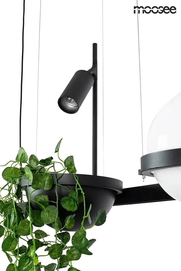 MOOSEE Lampa wisząca PLANT - czarny