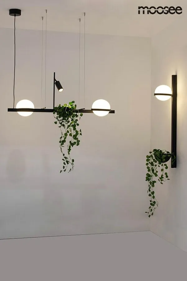 MOOSEE Lampa wisząca PLANT - czarny