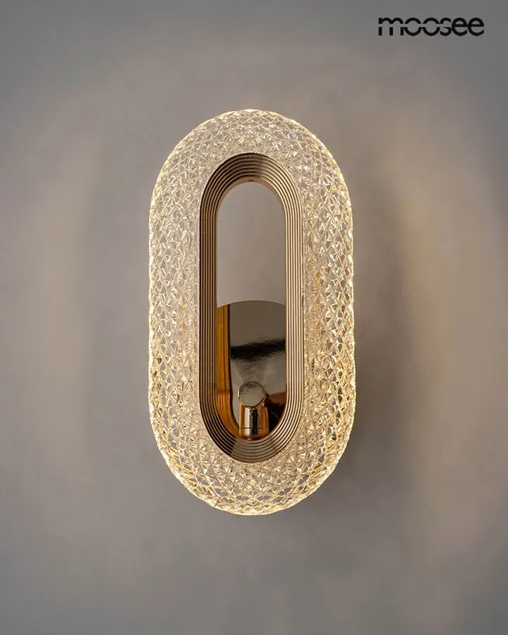 MOOSEE Lampa ścienna JEWEL - złoty