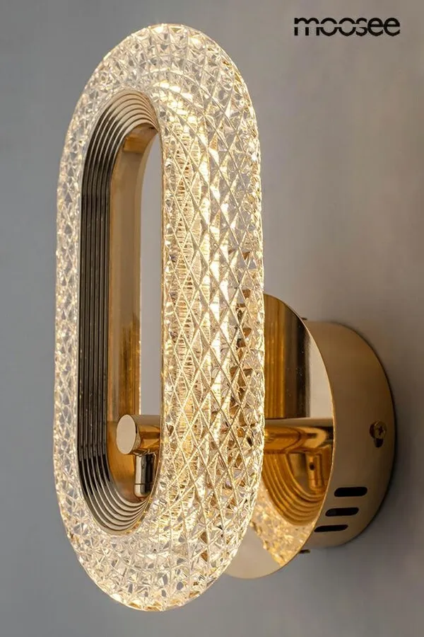 MOOSEE Lampa ścienna JEWEL - złoty