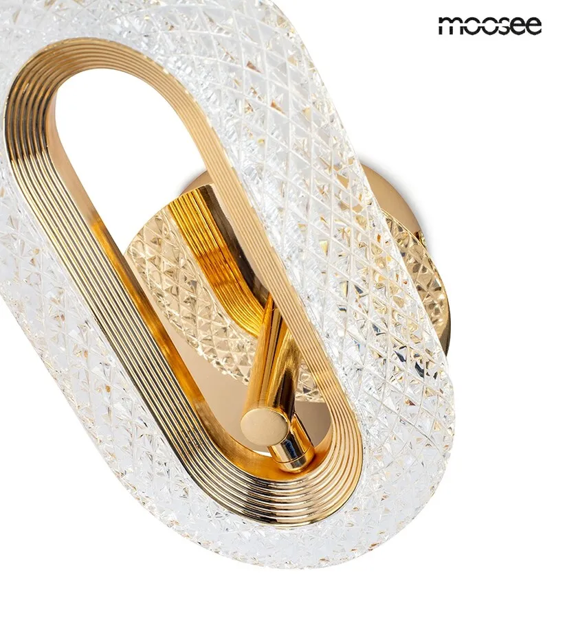 MOOSEE Lampa ścienna JEWEL - złoty