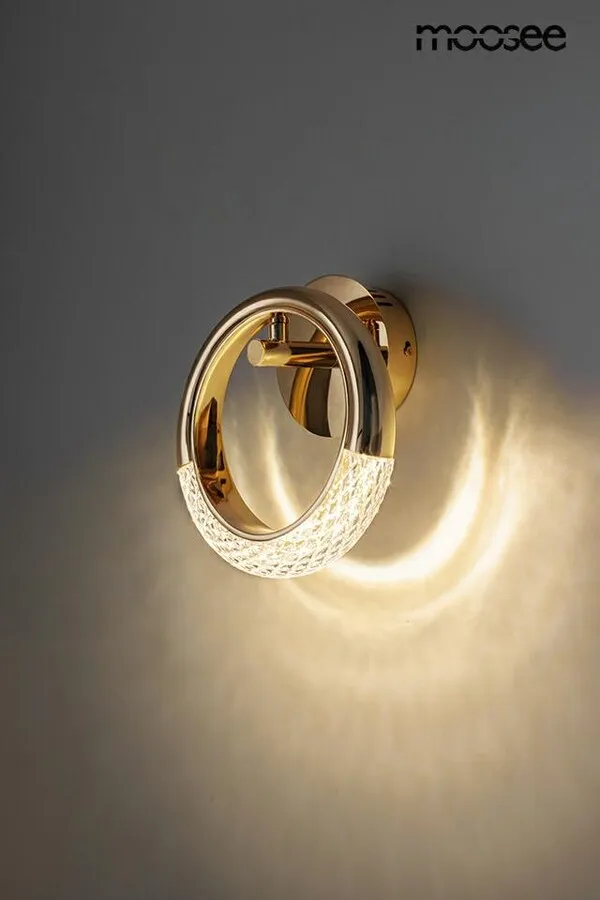 MOOSEE Lampa ścienna HELIOS - złoty