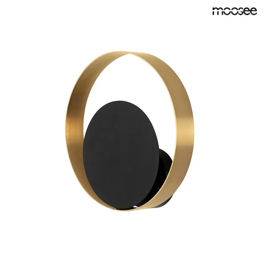 MOOSEE Lampa ścienna BAND - złoty/czarny