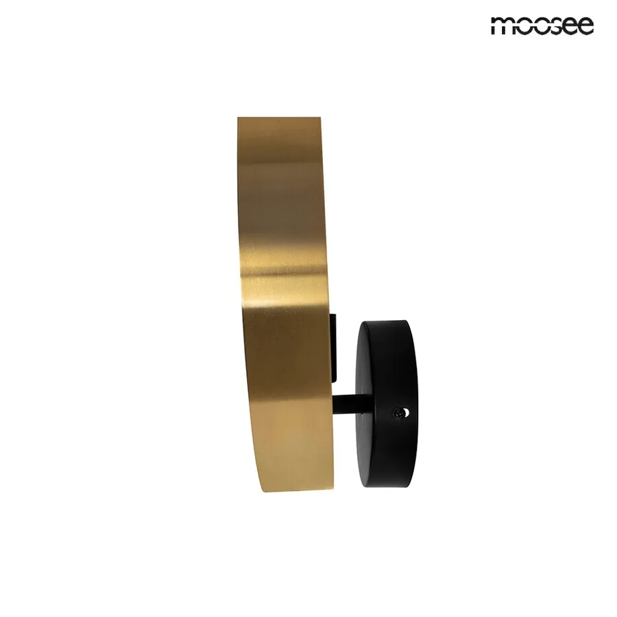 MOOSEE Lampa ścienna BAND - złoty/czarny