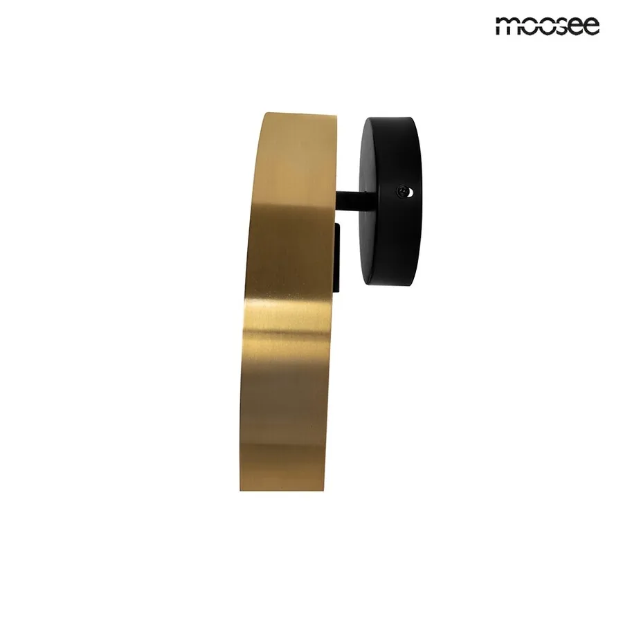 MOOSEE Lampa ścienna BAND - złoty/czarny