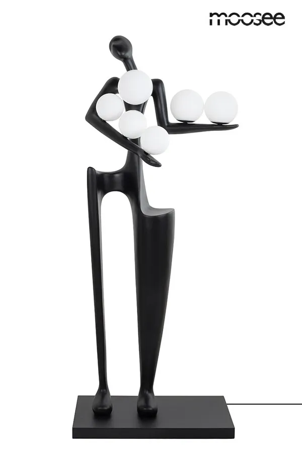 MOOSEE Lampa podłogowa HUMAN DREAMER - czarny