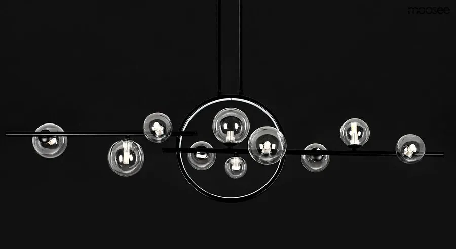 MOOSEE Lampa wisząca ALURE LINE TWIN 120 - czarny