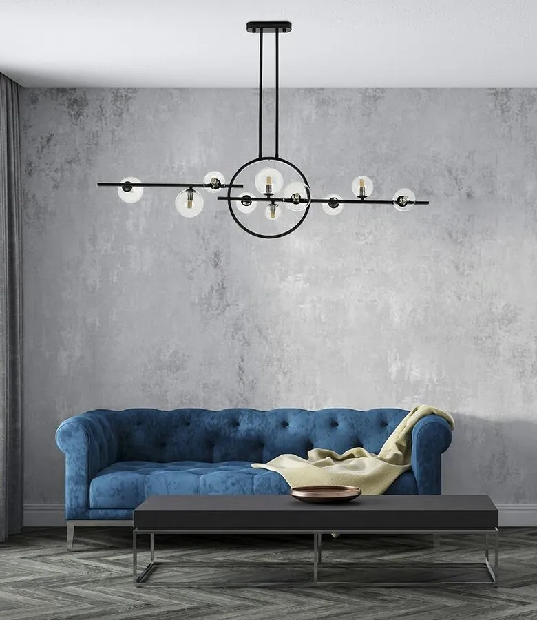 MOOSEE Lampa wisząca ALURE LINE TWIN 120 - czarny