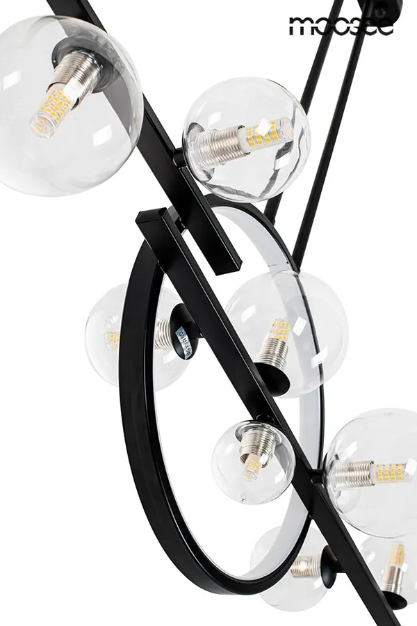 MOOSEE Lampa wisząca ALURE LINE TWIN 120 - czarny