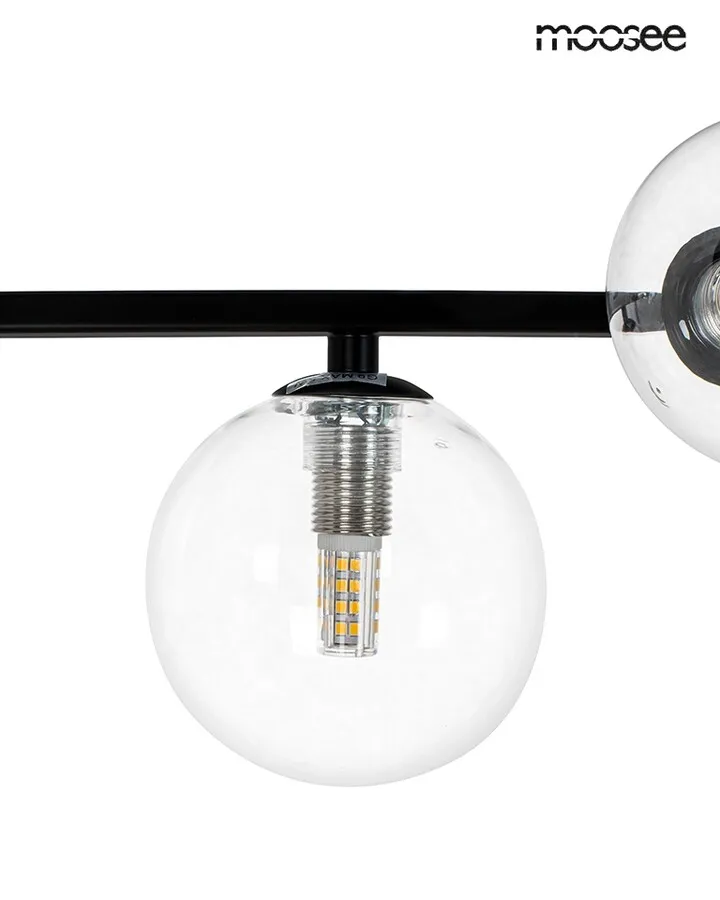 MOOSEE Lampa wisząca ALURE LINE TWIN 90 - czarny