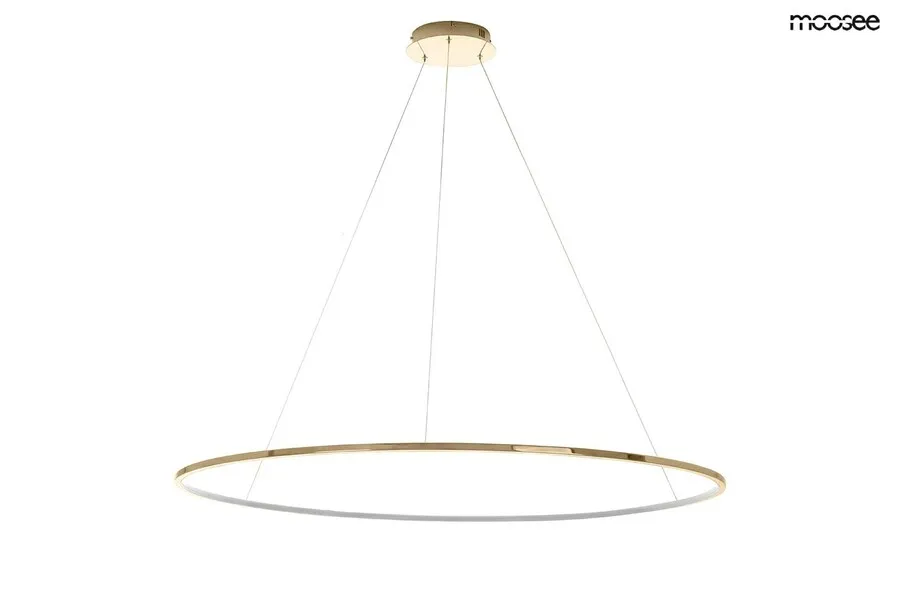 MOOSEE Lampa wisząca RING SLIM 150 - złoty