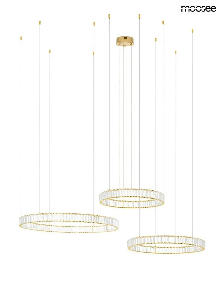 MOOSEE Lampa wisząca LIBERTY 3A - złoty