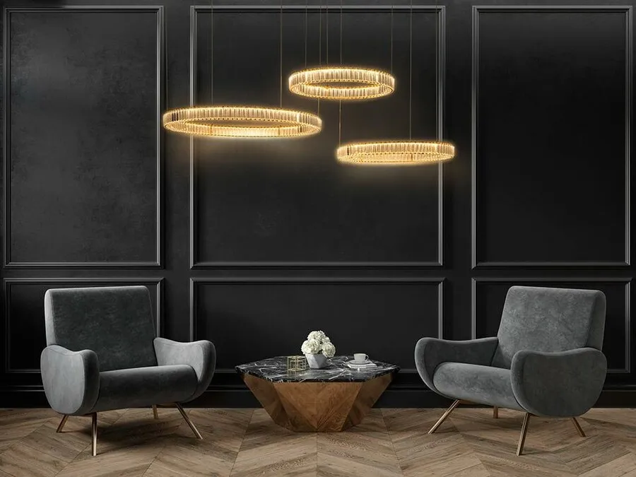 MOOSEE Lampa wisząca LIBERTY 3A - złoty