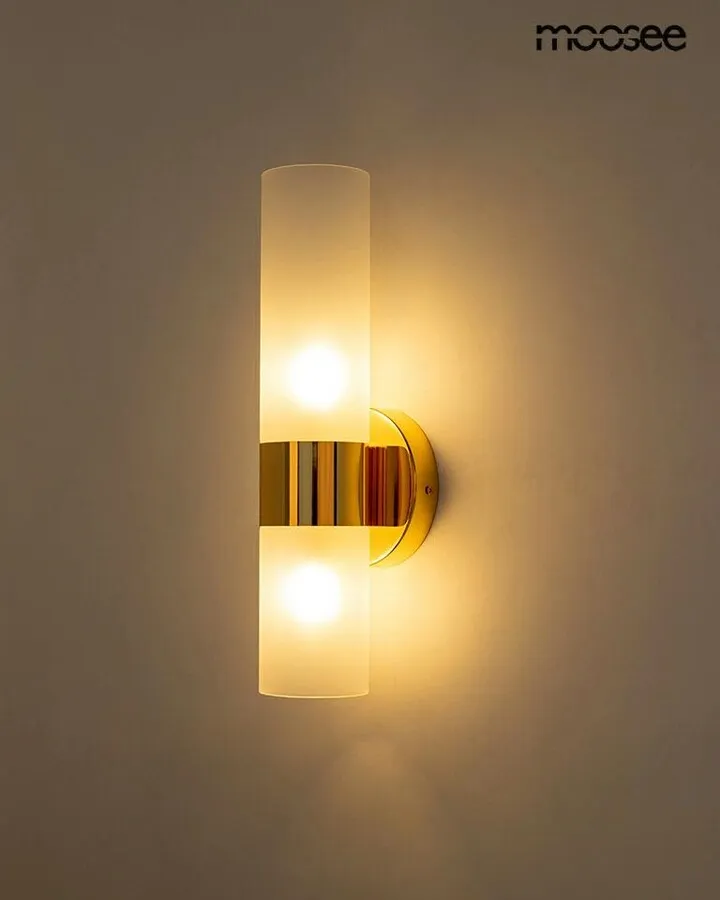 MOOSEE Lampa ścienna TUBS - złoty