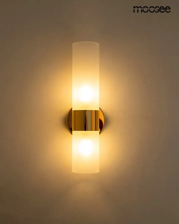 MOOSEE Lampa ścienna TUBS - złoty