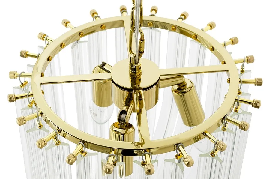 MOOSEE Lampa wisząca MURANO L - złoty