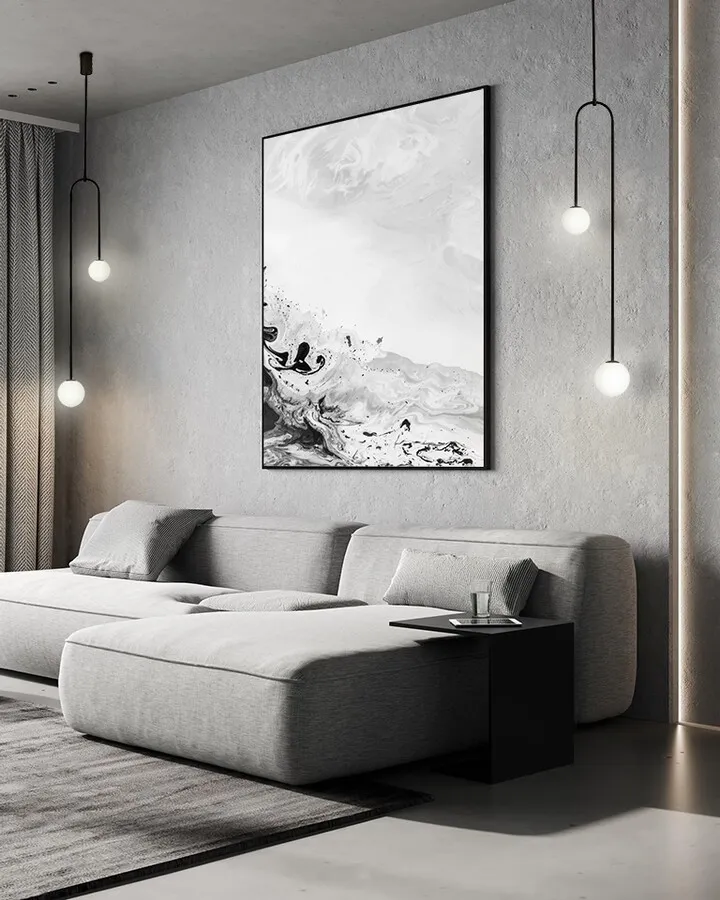 MOOSEE Lampa wisząca LOW - czarny