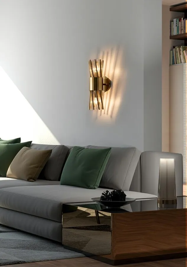 MOOSEE Lampa ścienna LORENZO - złoty