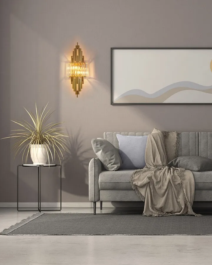 MOOSEE Lampa ścienna TOWERS - złoty