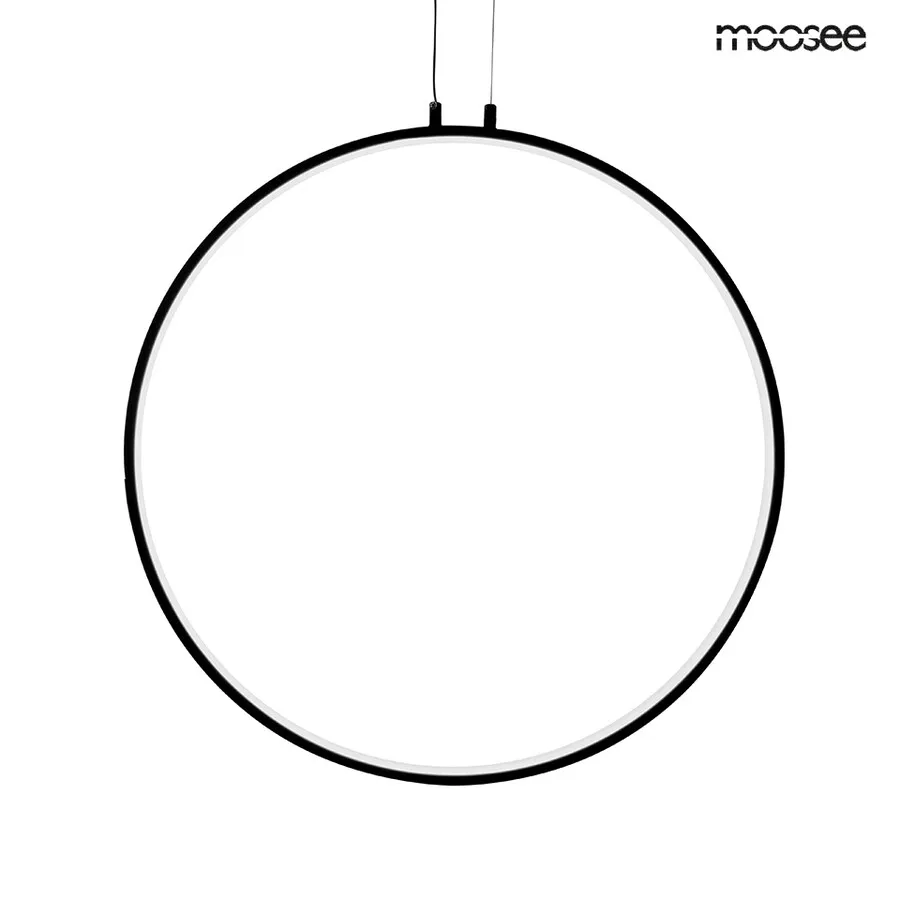 MOOSEE Lampa wisząca CIRCULO 80 - czarny