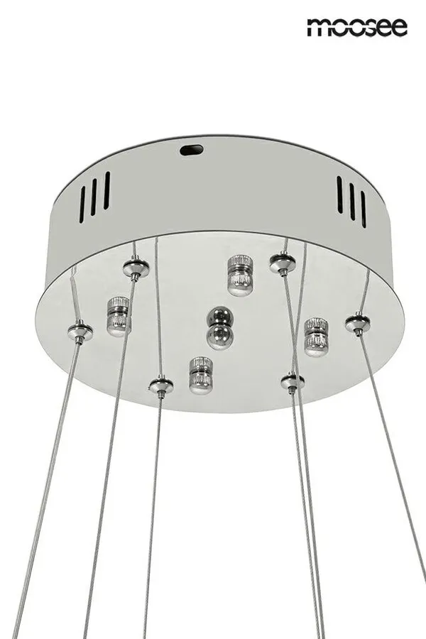 MOOSEE Lampa wisząca WAVE 80 - chrom