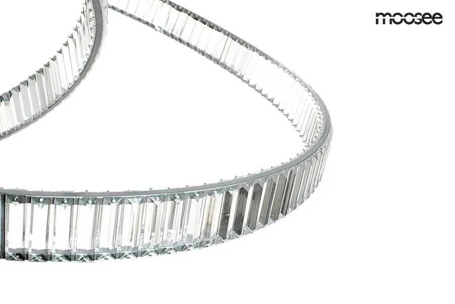 MOOSEE Lampa wisząca WAVE 130 - chrom