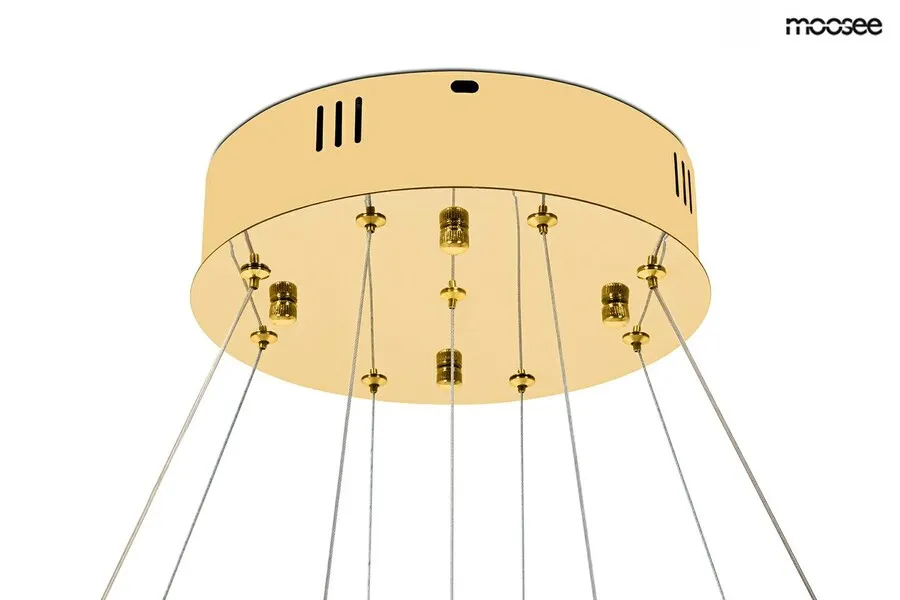 MOOSEE Lampa wisząca WAVE 160A - złoty
