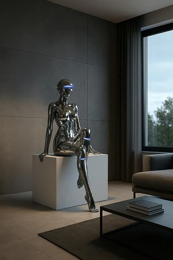 MOOSEE Lampa podłogowa/rzeźba CYBER WOMAN