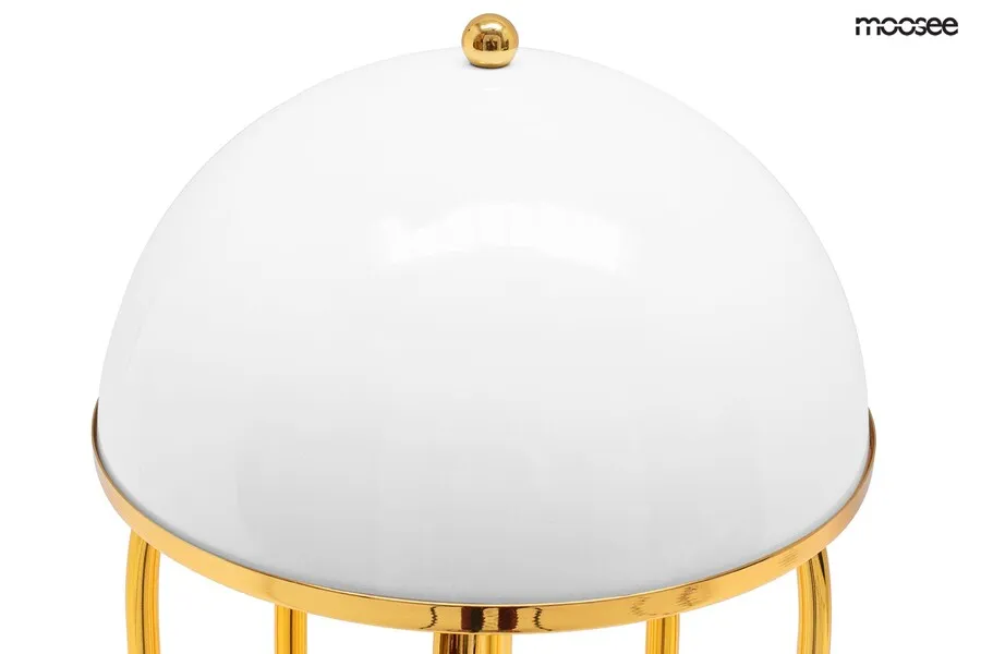 MOOSEE Lampa stołowa BOTTEGA - złoty/biały