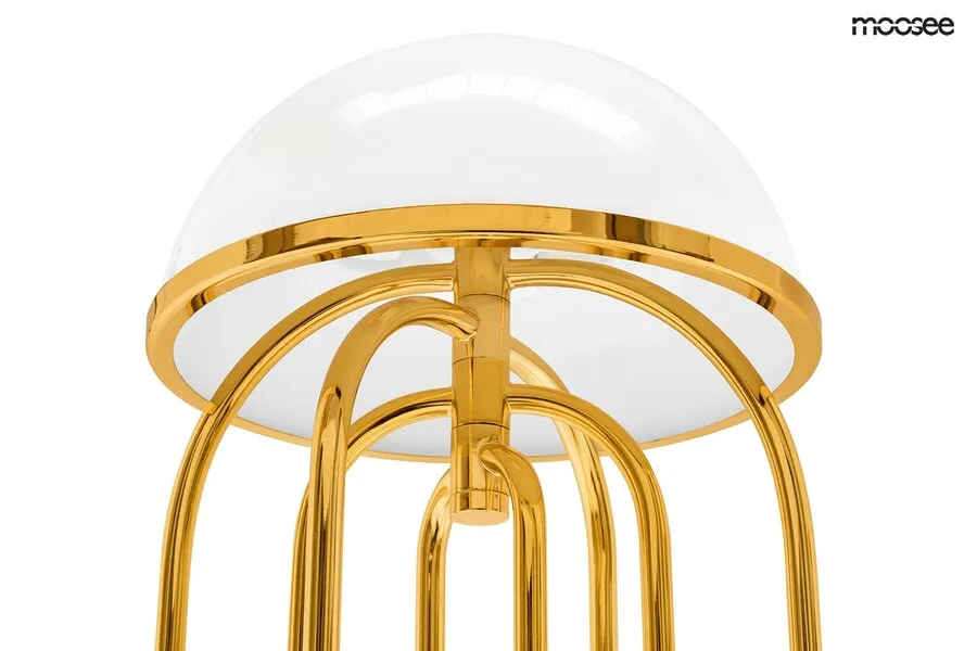 MOOSEE Lampa stołowa BOTTEGA - złoty/biały