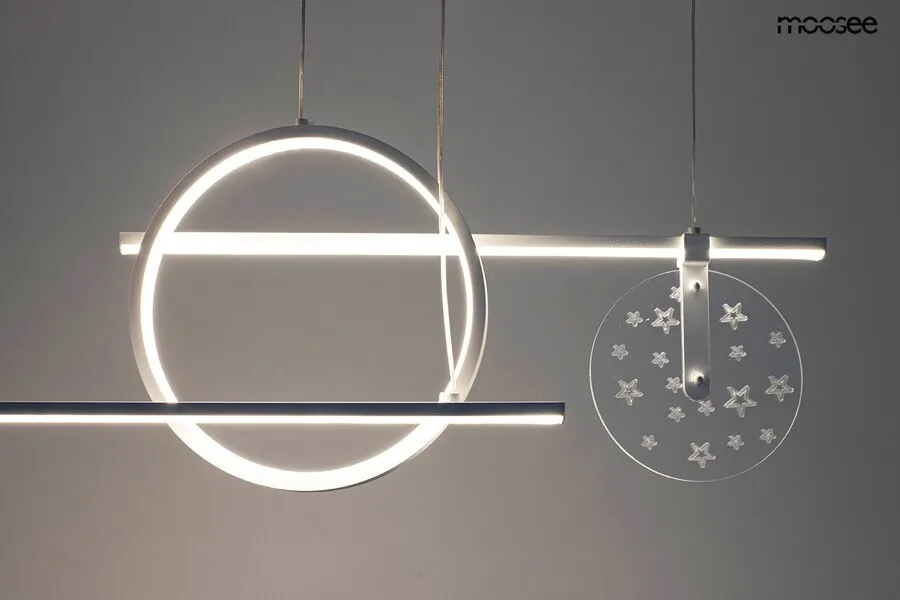 MOOSEE Lampa wisząca STARS - biały