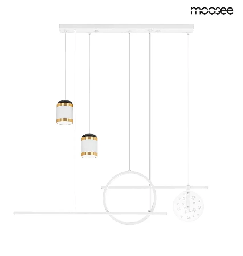 MOOSEE Lampa wisząca STARS - biały