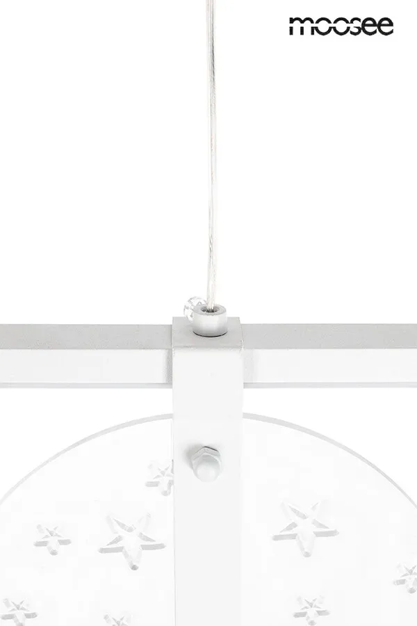 MOOSEE Lampa wisząca STARS - biały
