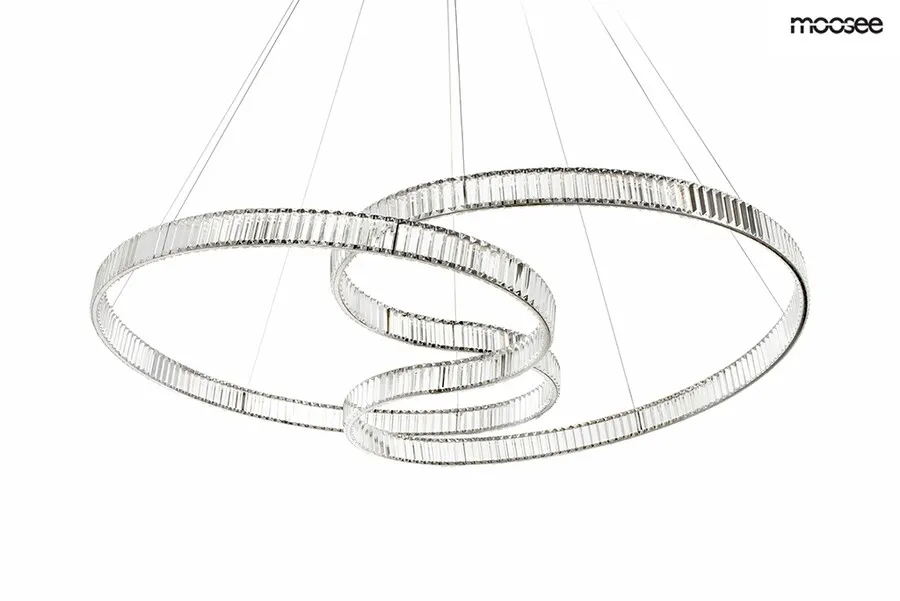 MOOSEE Lampa wisząca WAVE 160A - chrom