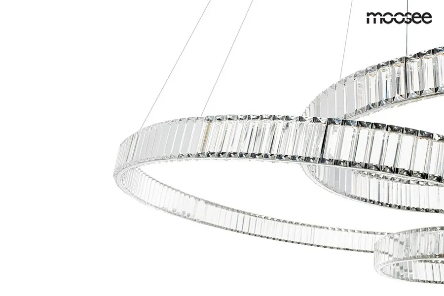 MOOSEE Lampa wisząca WAVE 160A - chrom