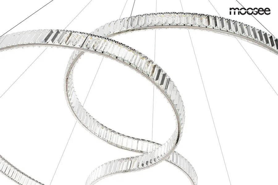 MOOSEE Lampa wisząca WAVE 160A - chrom