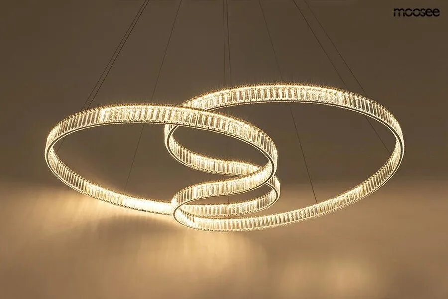 MOOSEE Lampa wisząca WAVE 160A - chrom