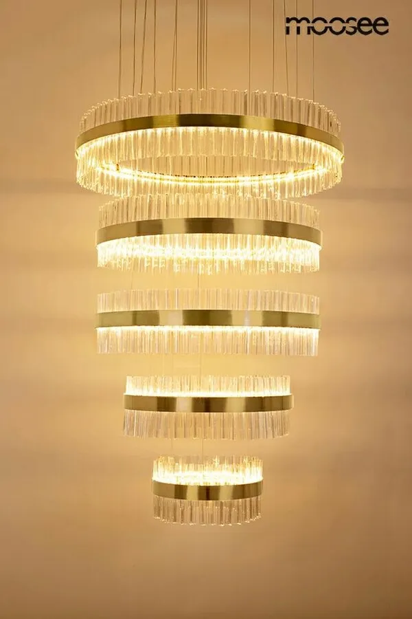 MOOSEE Lampa wisząca GHIA 5 - złoty