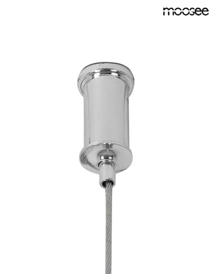 MOOSEE Lampa wisząca LASSO 400 Smart - srebrny
