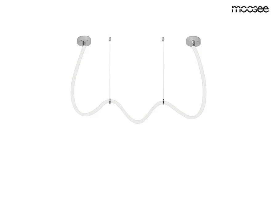 MOOSEE Lampa wisząca LASSO 400 Smart - srebrny