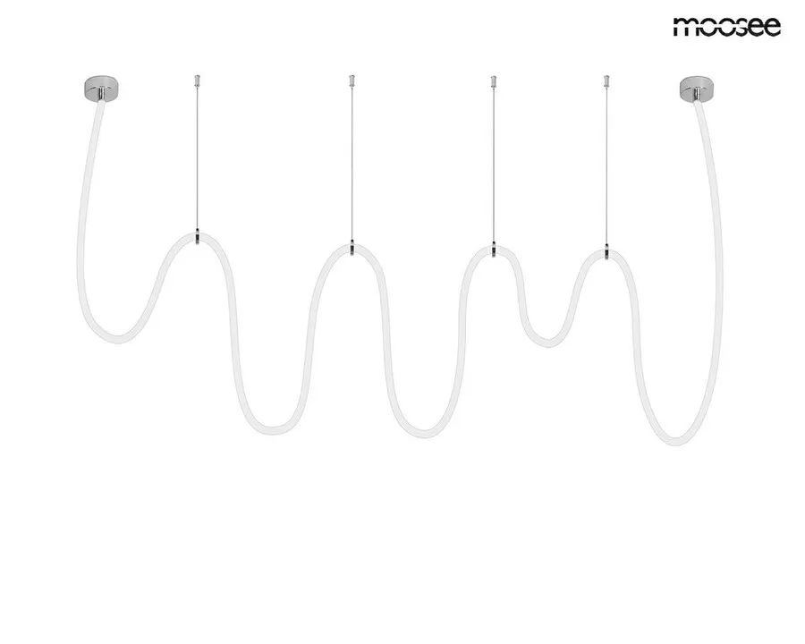MOOSEE Lampa wisząca LASSO 800 Smart - srebrny