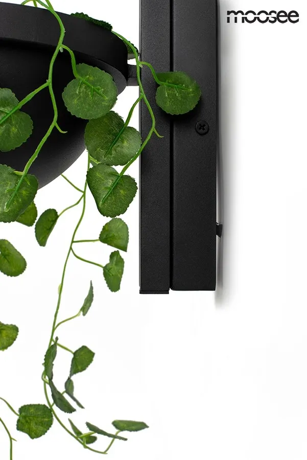 MOOSEE Lampa ścienna PLANT WALL - czarny