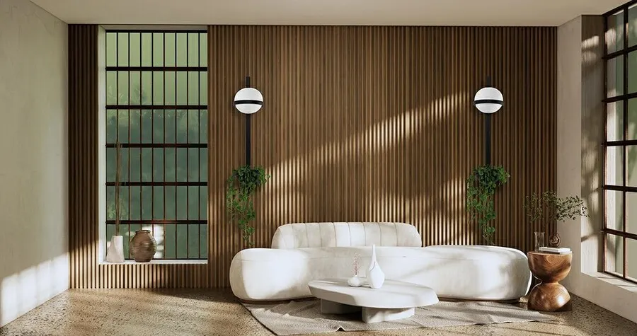 MOOSEE Lampa ścienna PLANT WALL - czarny