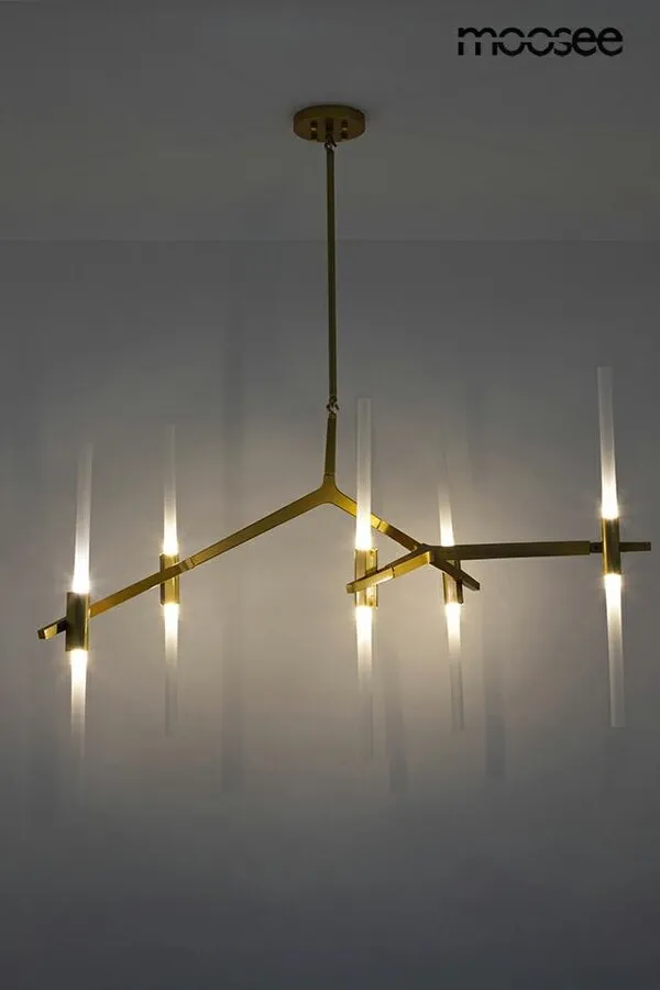 MOOSEE Lampa wisząca CANDELABR 10 - złoty