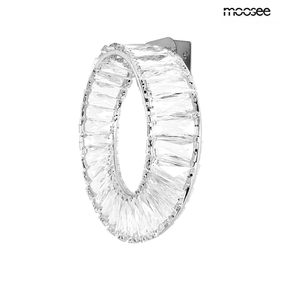 MOOSEE Lampa ścienna WAVE - chrom